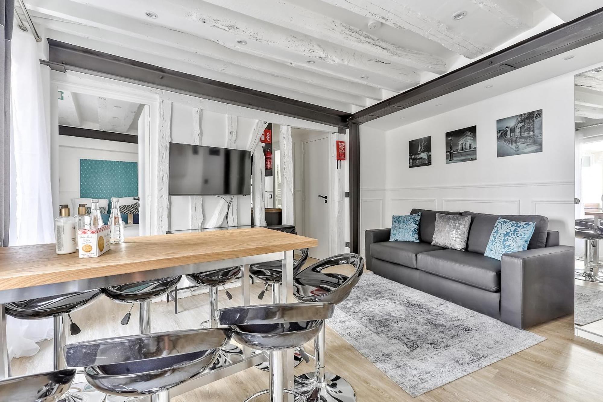 93 - Luxury Flat In Le Marais Apartment Paris Bagian luar foto